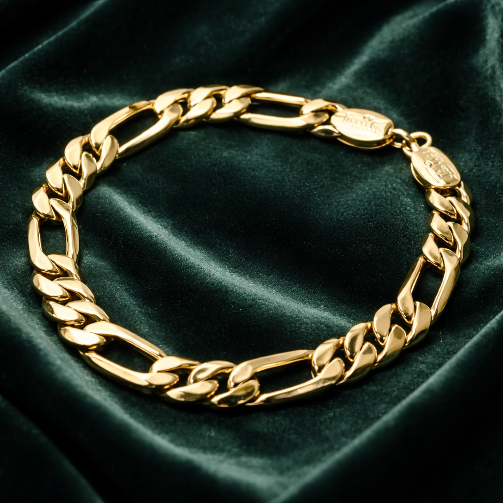 Figaro Gold-Plated Bracelet