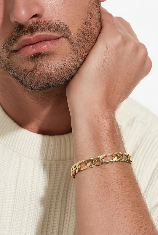 Figaro Gold-Plated Bracelet