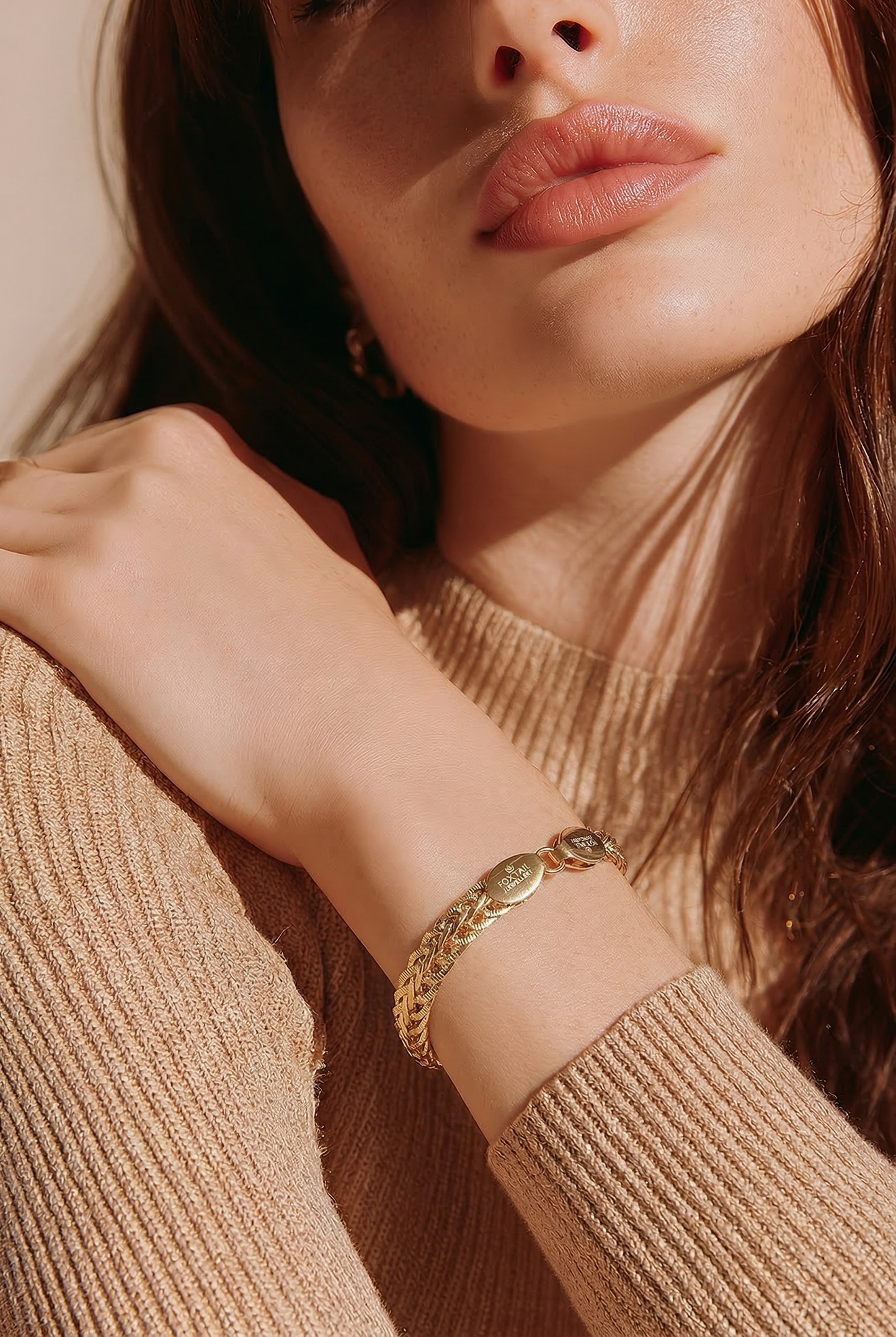 Gold-Plated Foxtail Bracelet
