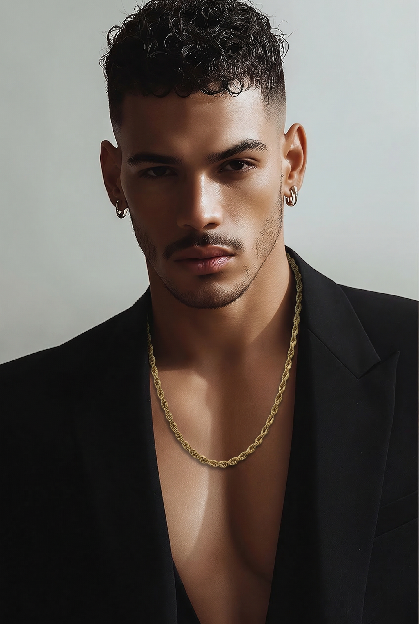 Gold-plated rope chain